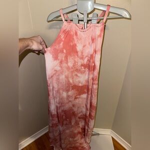 Maurices Pink Tie-Dye Maci Dress